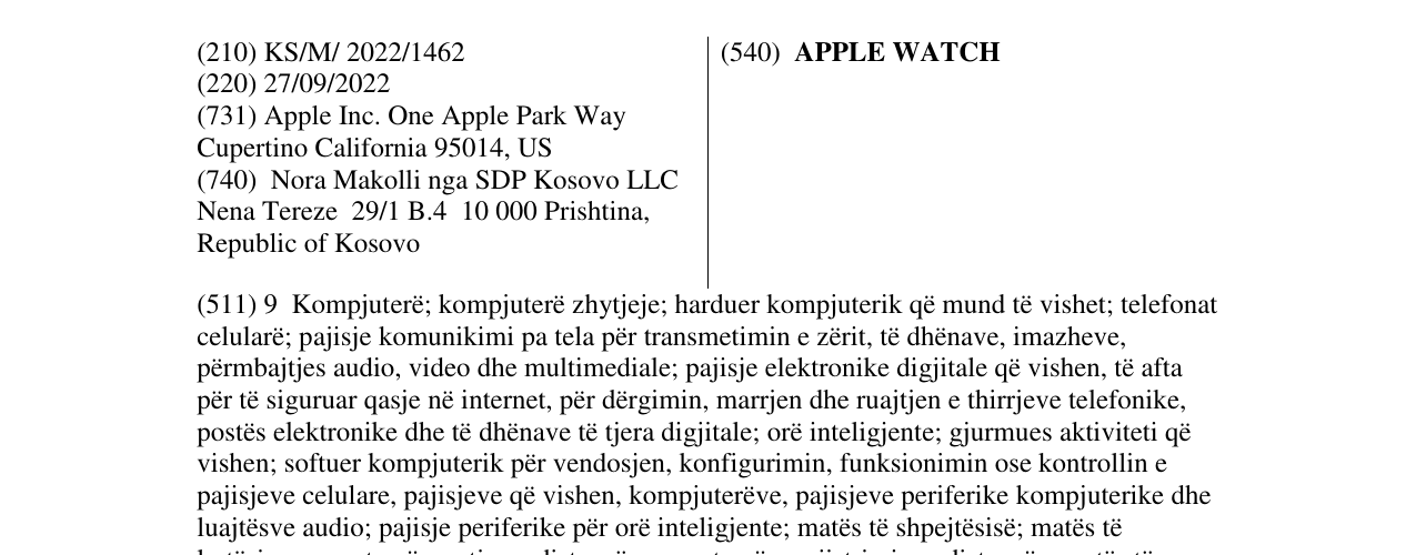Zëri i markës APPLE WATCH në buletin