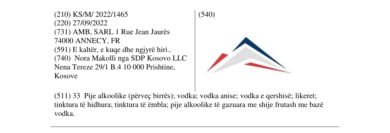 Zëri i markës Markë figurative në buletin