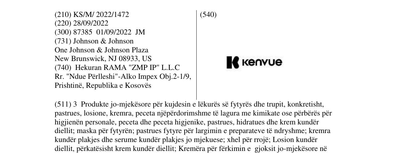 Zëri i markës kenvue në buletin
