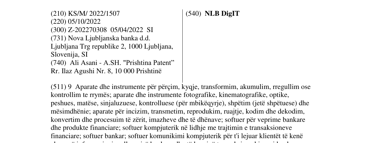 Zëri i markës NLB DigIT në buletin