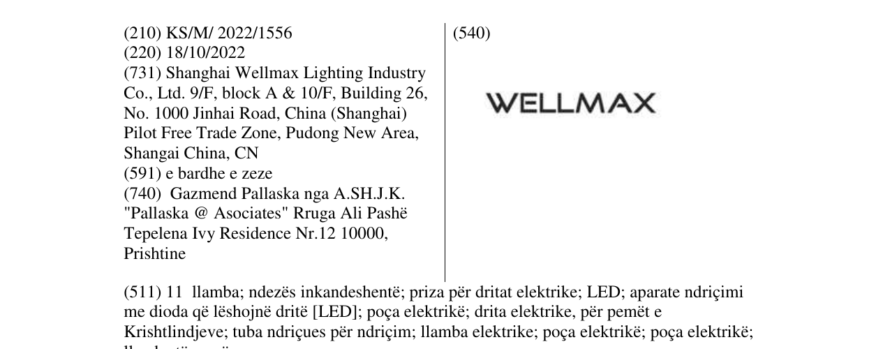 Zëri i markës WELLMAX në buletin