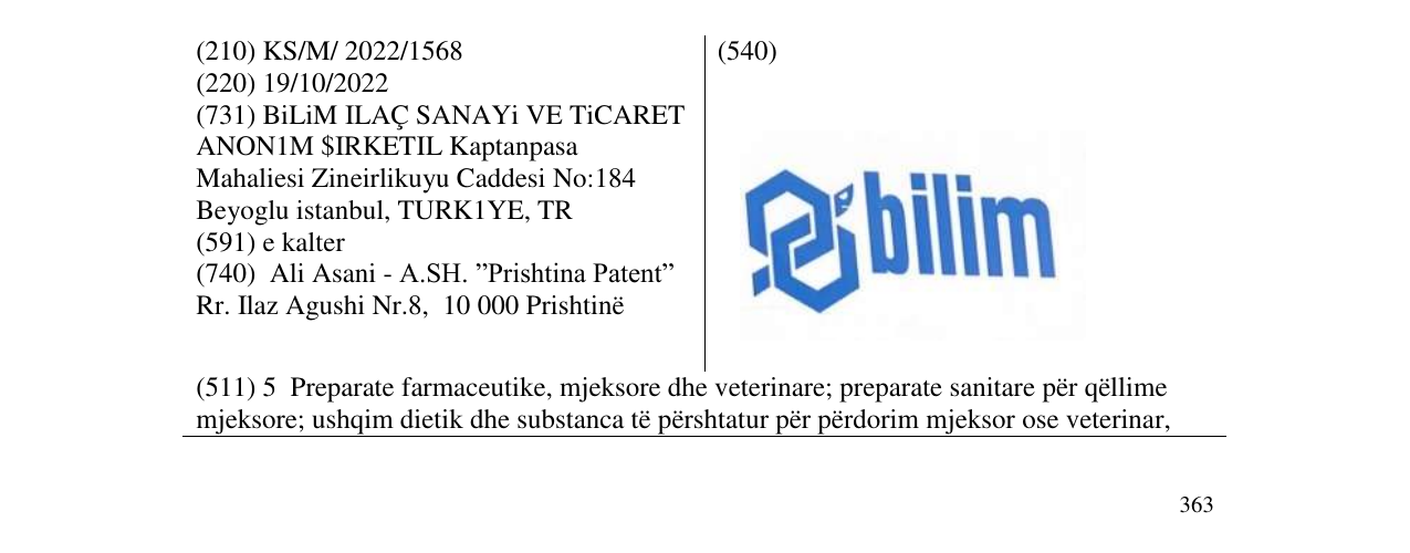 Zëri i markës bilim në buletin