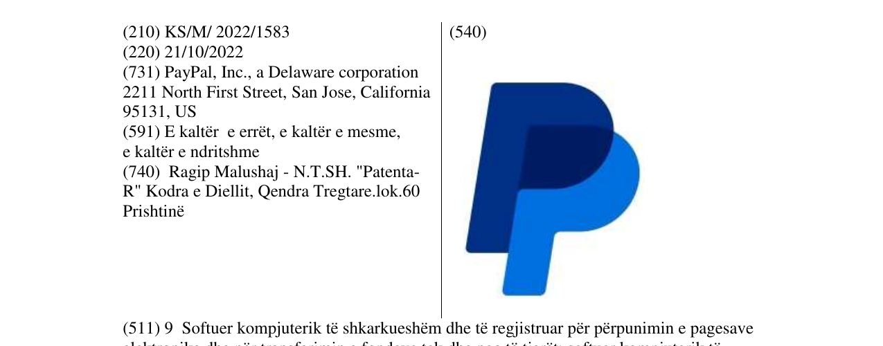 Zëri i markës PP në buletin