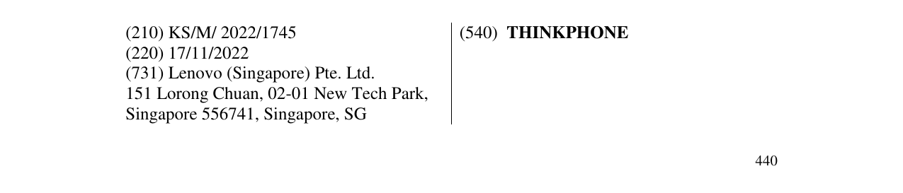 Zëri i markës THINKPHONE në buletin
