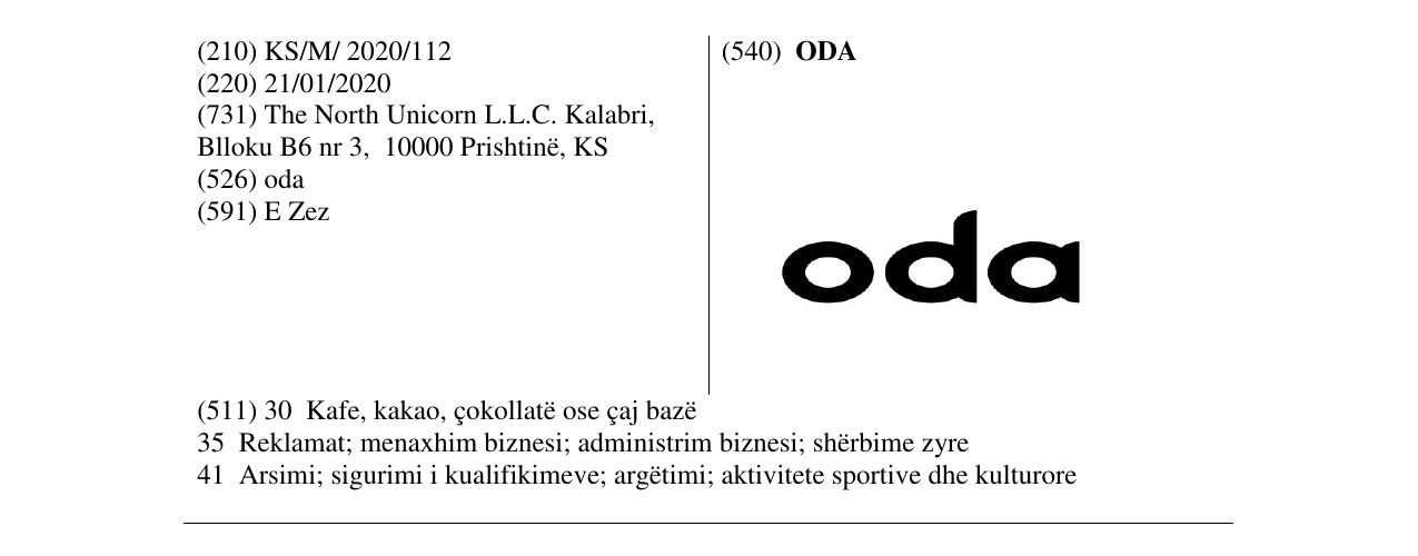 Zëri i markës ODA në buletin