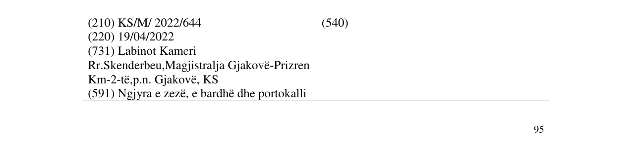 Zëri i markës PRONIFER në buletin