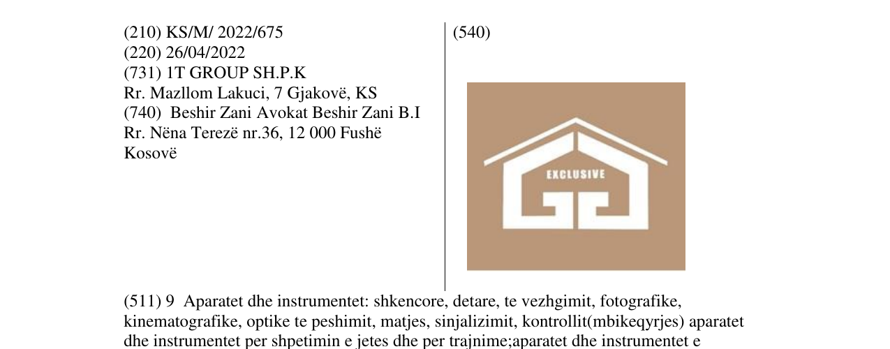 Zëri i markës EXCLUSIVE në buletin