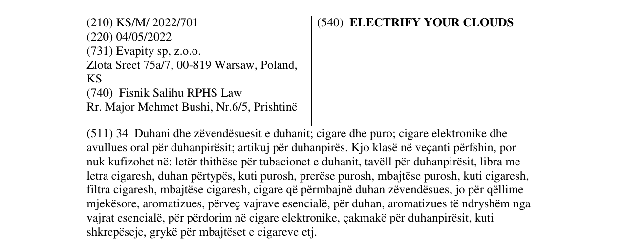 Zëri i markës ELECTRIFY YOUR CLOUDS në buletin