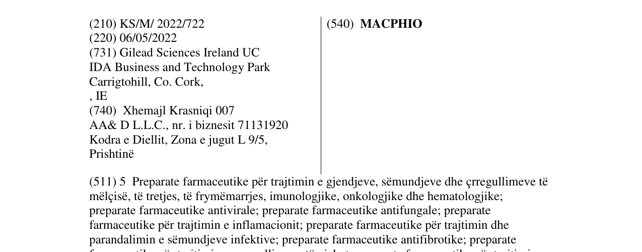 Zëri i markës MACPHIO në buletin