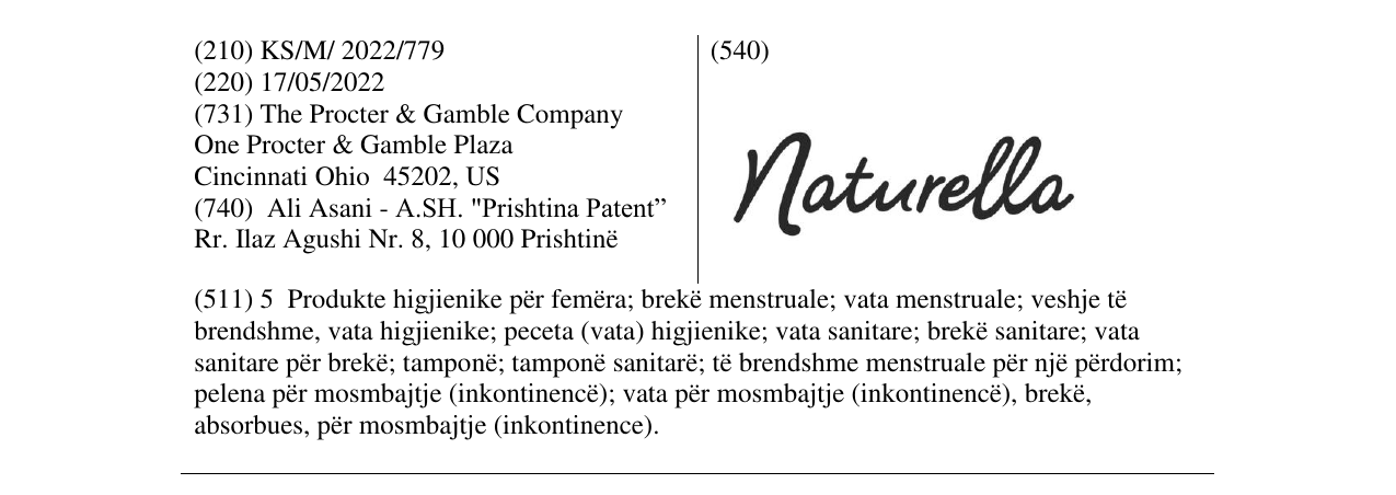 Zëri i markës Naturella në buletin