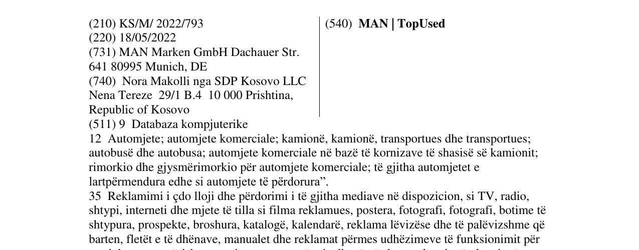 Zëri i markës MAN | TopUsed në buletin
