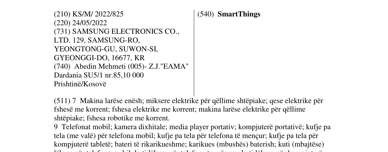 Zëri i markës SmartThings në buletin