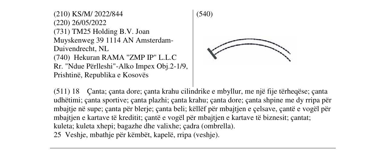 Zëri i markës Markë figurative në buletin