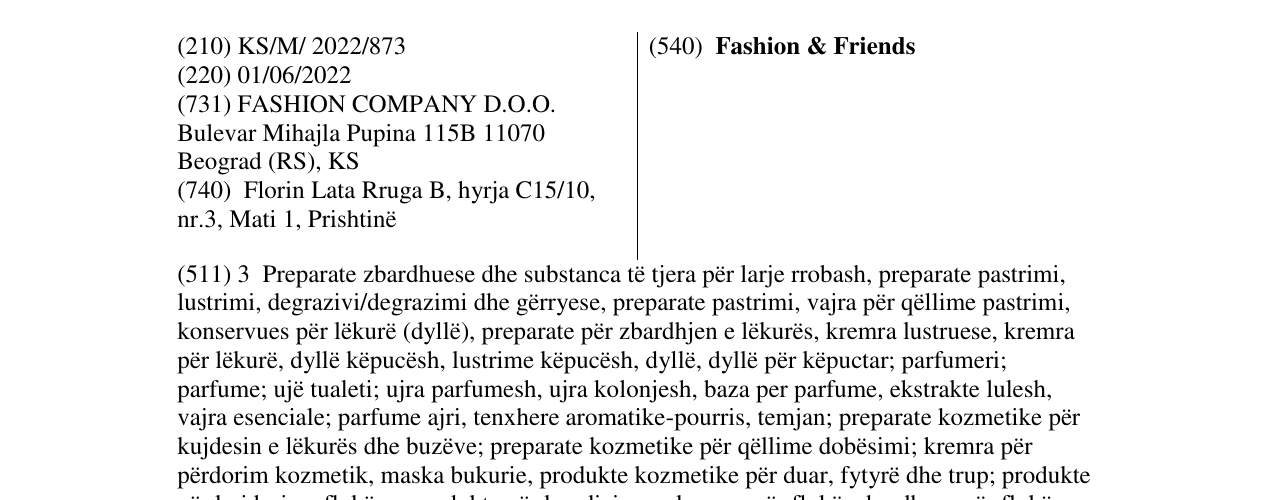 Zëri i markës Fashion & Friends në buletin