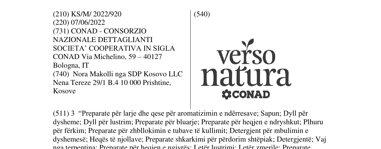 Zëri i markës verso natura conad në buletin