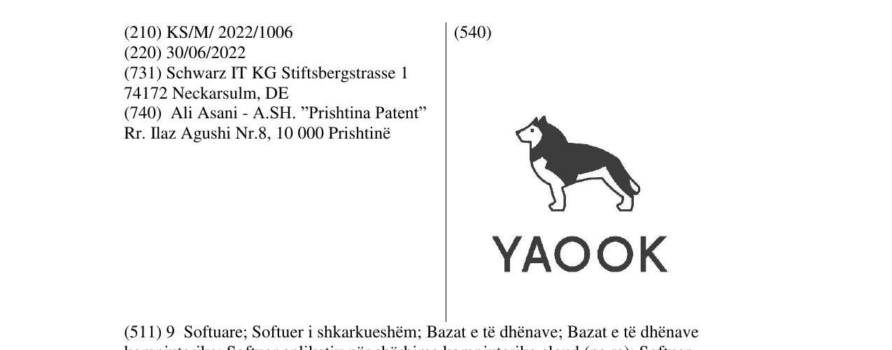 Zëri i markës YAOOK në buletin