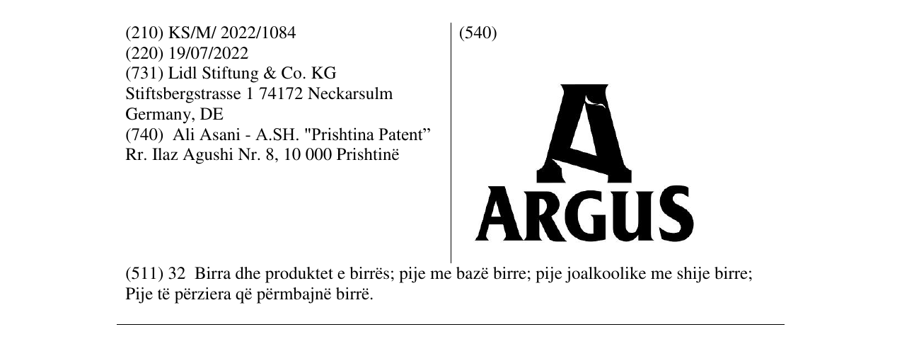 Zëri i markës Markë figurative në buletin