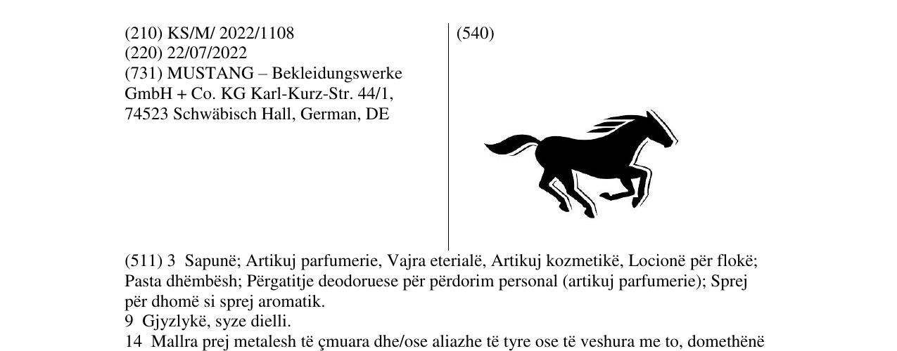 Zëri i markës Markë figurative në buletin