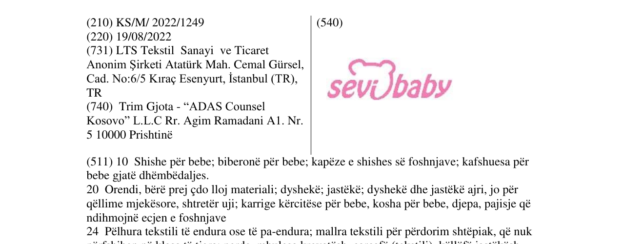 Zëri i markës Markë figurative në buletin