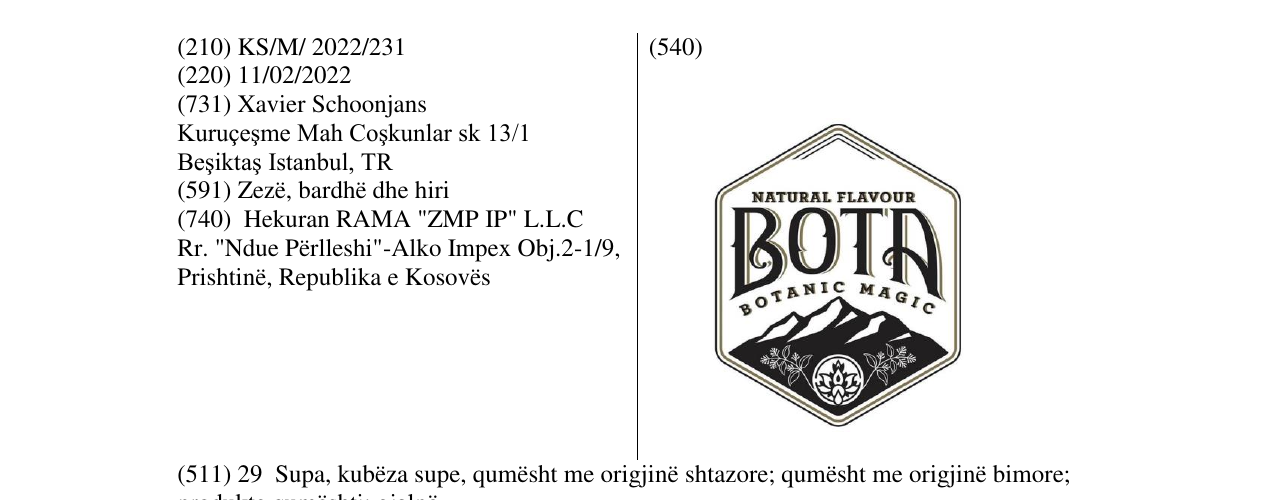 Zëri i markës BOTA në buletin