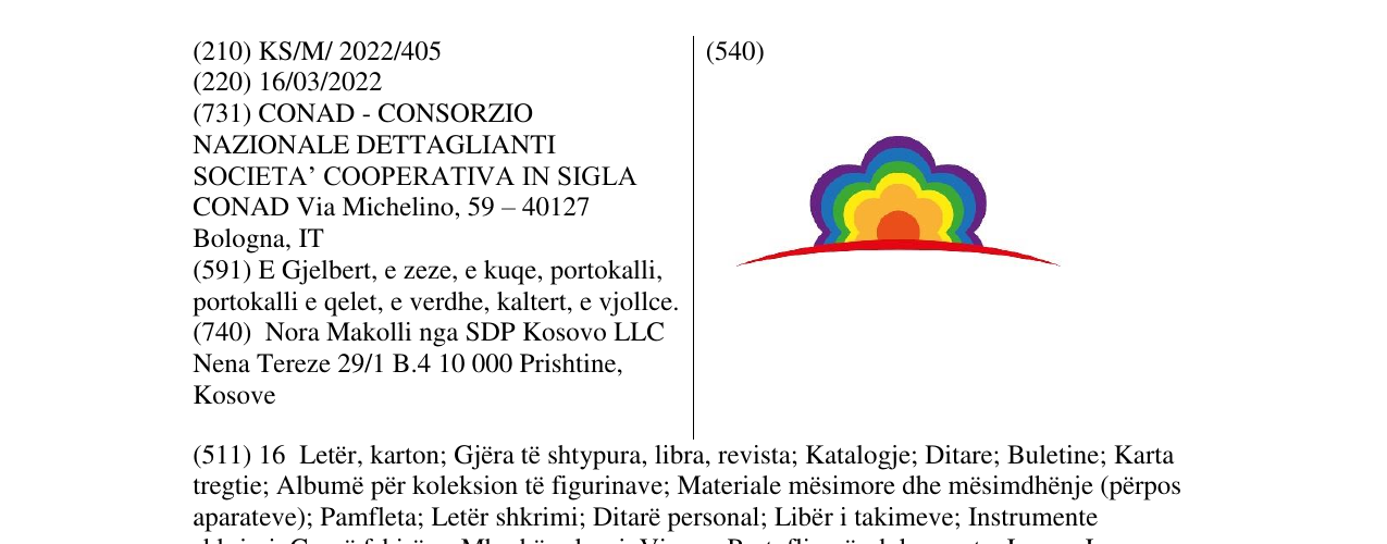 Zëri i markës Markë figurative në buletin