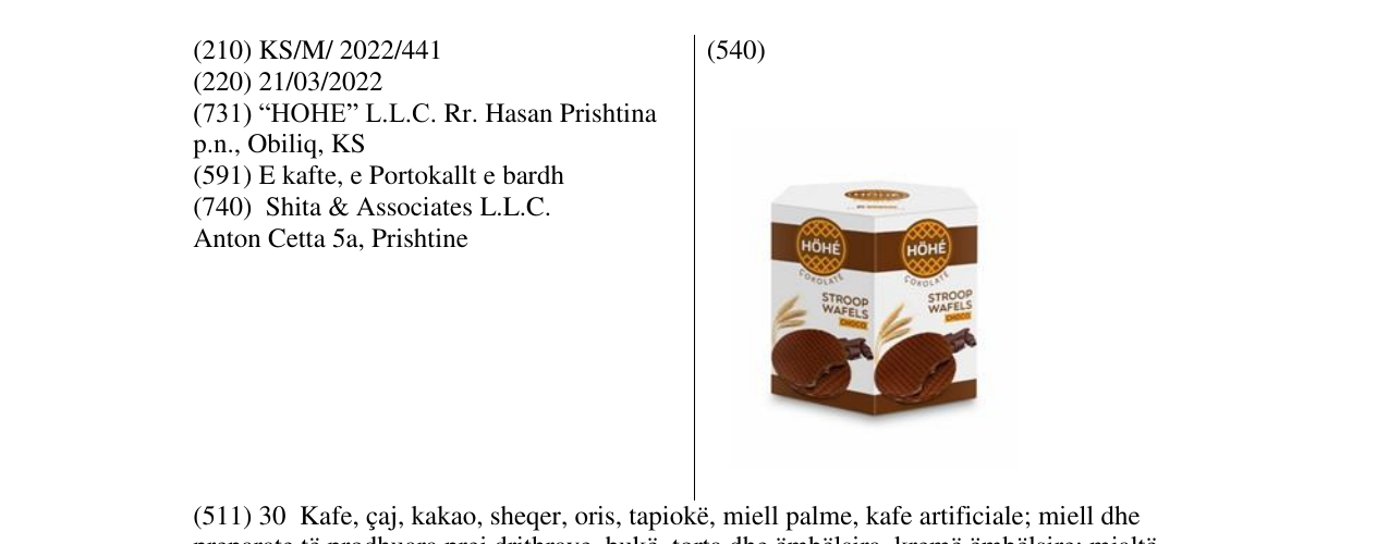 Zëri i markës HOHE në buletin