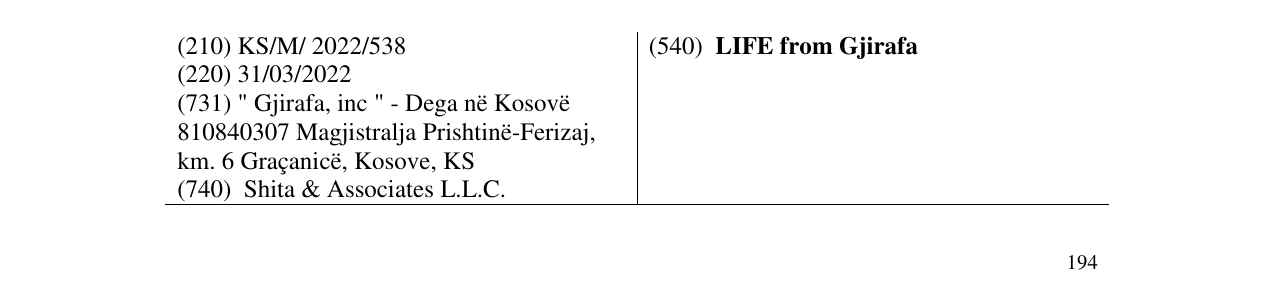 Zëri i markës LIFE from Gjirafa në buletin