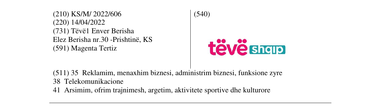Zëri i markës tëvë shqip në buletin