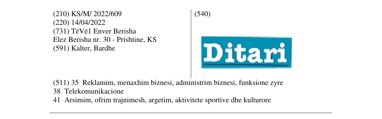 Zëri i markës Ditari në buletin