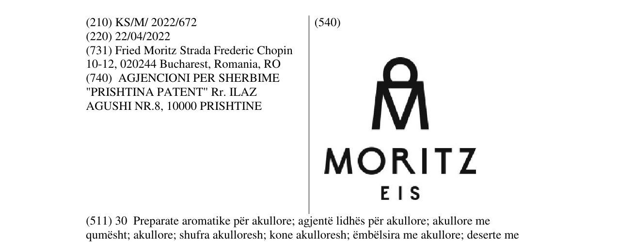 Zëri i markës Markë figurative në buletin