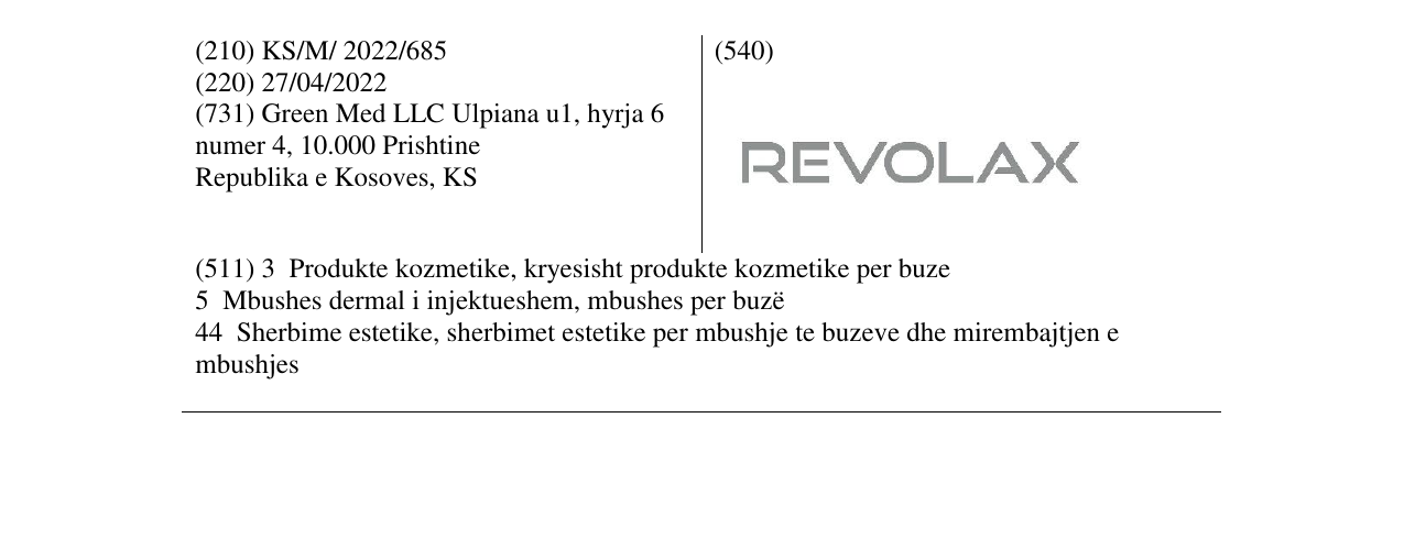 Zëri i markës Markë figurative në buletin
