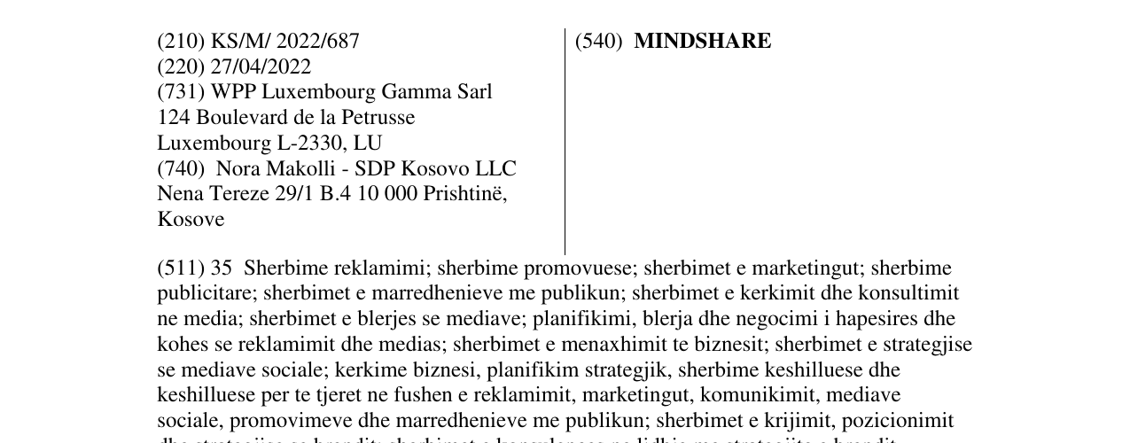 Zëri i markës MINDSHARE në buletin