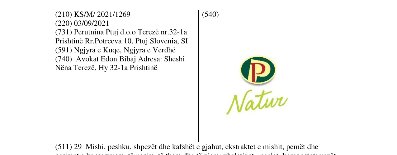 Zëri i markës Markë figurative në buletin