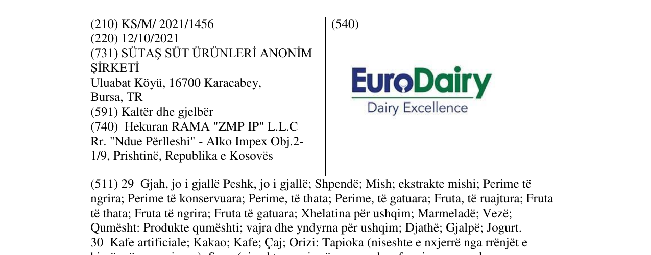 Zëri i markës Markë figurative në buletin