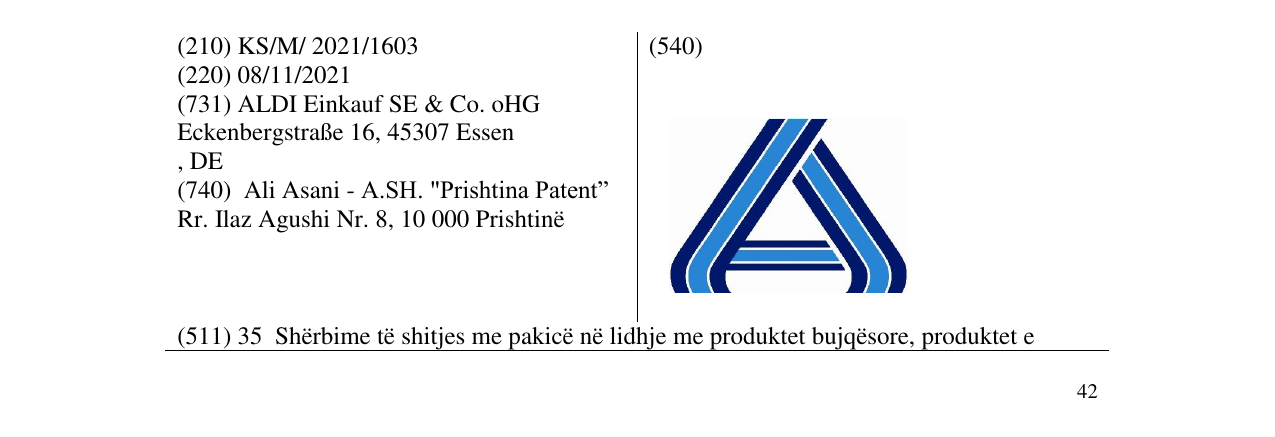 Zëri i markës Markë figurative në buletin