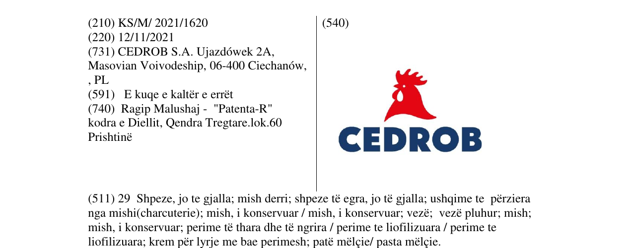 Zëri i markës Markë figurative në buletin