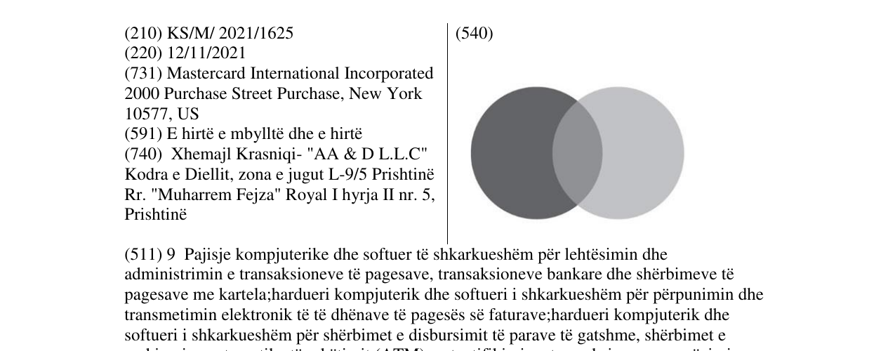 Zëri i markës Markë figurative në buletin