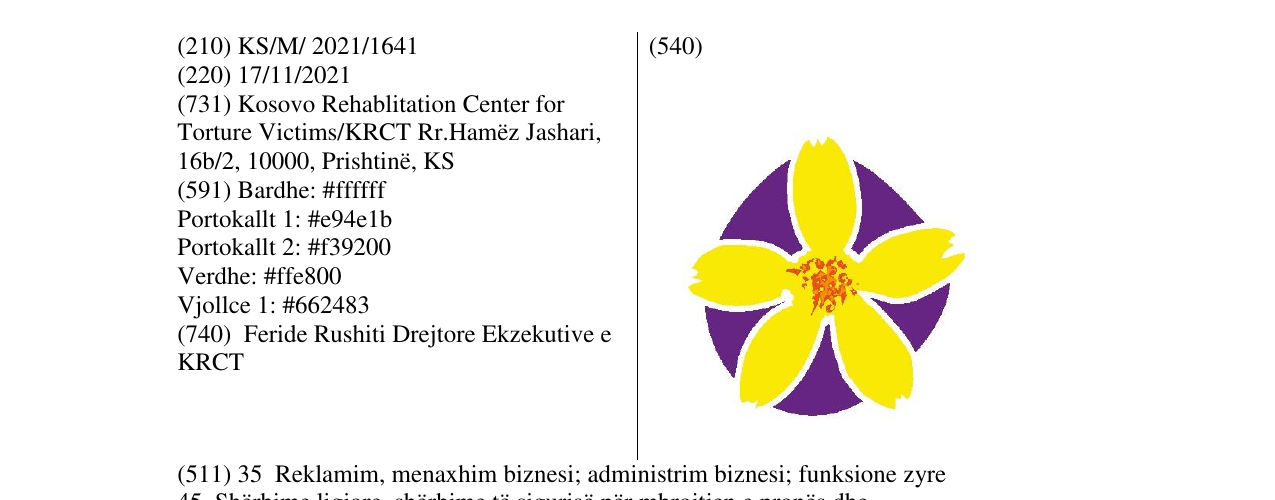 Zëri i markës Markë figurative në buletin
