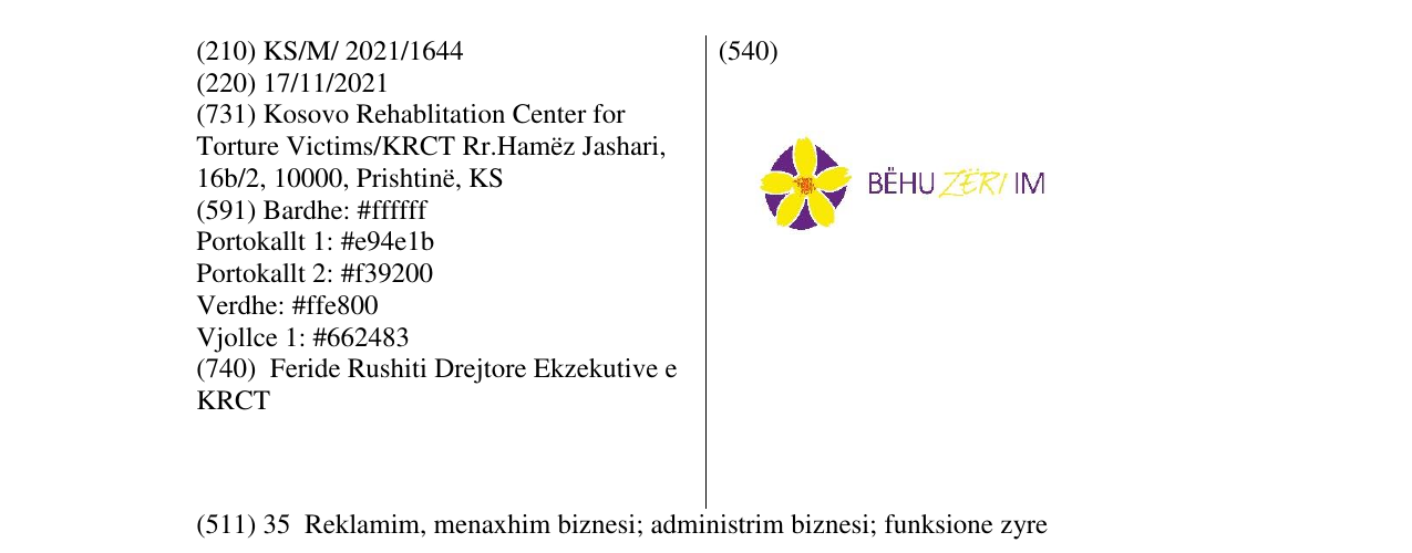 Zëri i markës Markë figurative në buletin