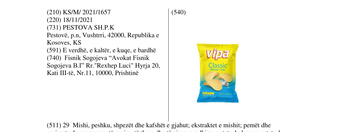 Zëri i markës Markë figurative në buletin