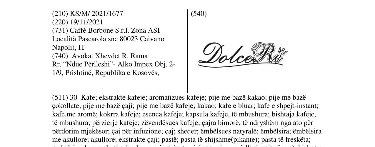 Zëri i markës Markë figurative në buletin