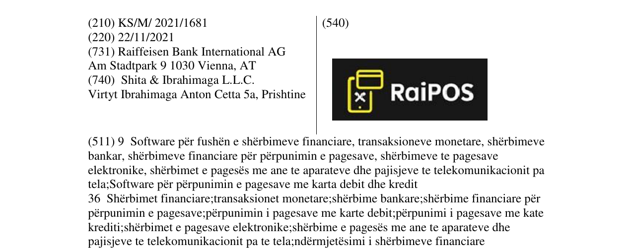 Zëri i markës Markë figurative në buletin