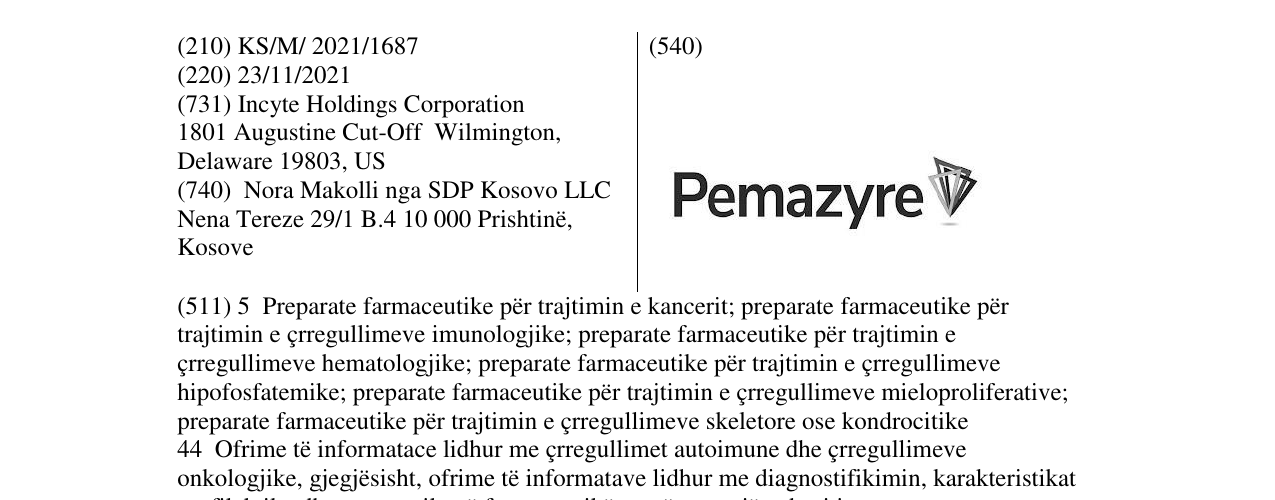 Zëri i markës Markë figurative në buletin