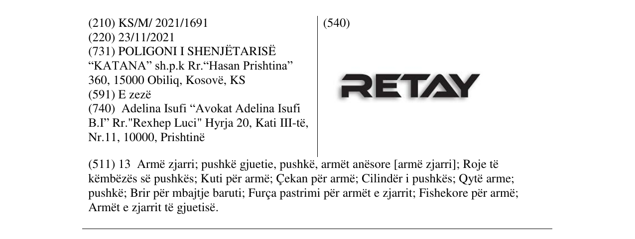 Zëri i markës Markë figurative në buletin