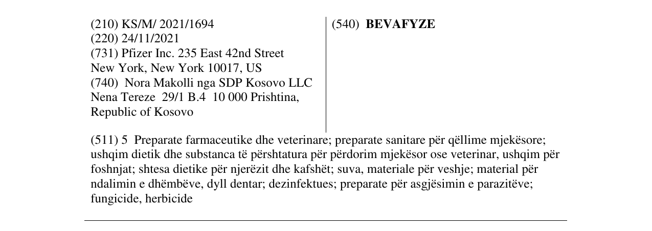 Zëri i markës BEVAFYZE në buletin