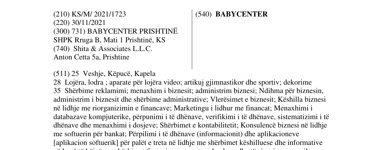 Zëri i markës BABYCENTER në buletin