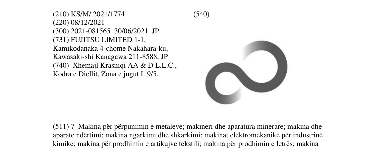 Zëri i markës Markë figurative në buletin