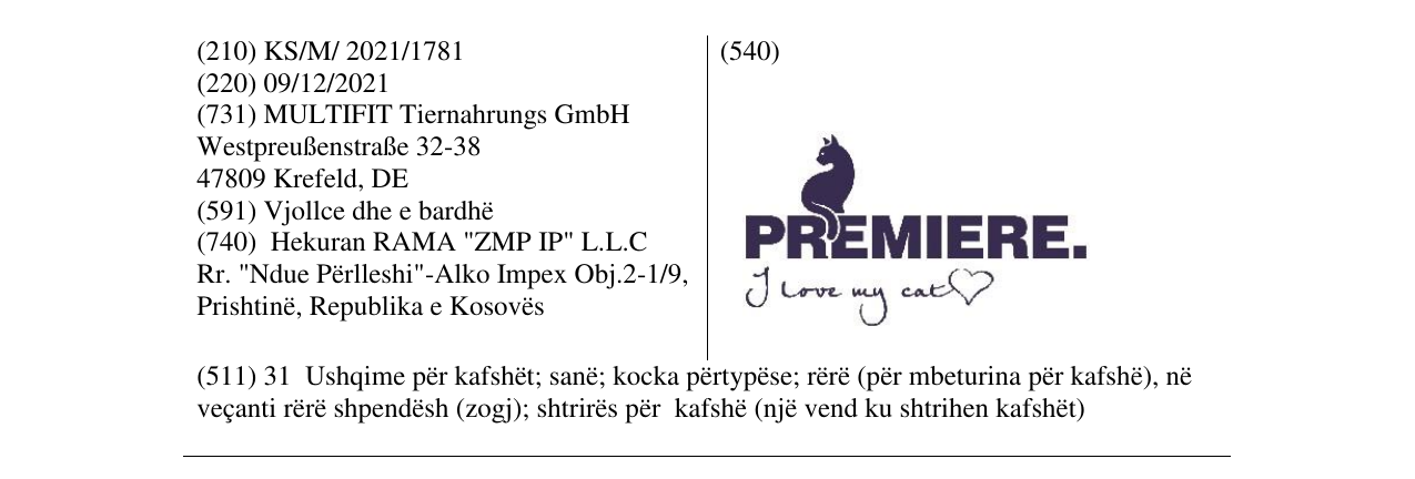 Zëri i markës PREMIERE në buletin