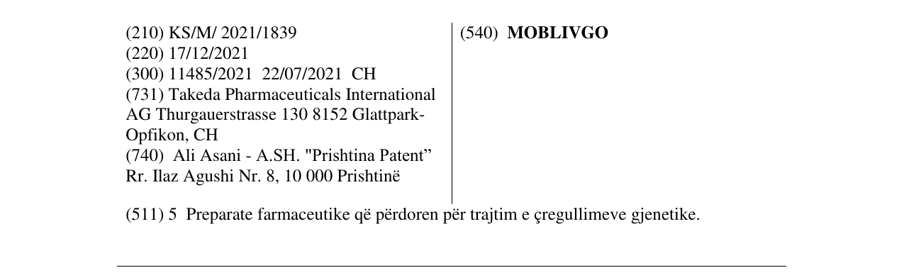 Zëri i markës MOBLIVGO në buletin