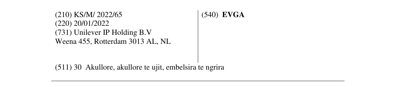 Zëri i markës EVGA në buletin